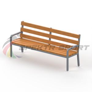 Купить Уличная скамейка со спинкой Дача в Арске 