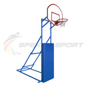 Купить Стойка стритбольная складная с фанерным щитом, кольцом, сеткой и защитой Street в Арске 